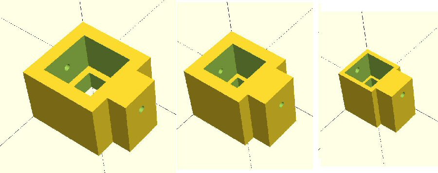 picture of 3D printed backpack fittings