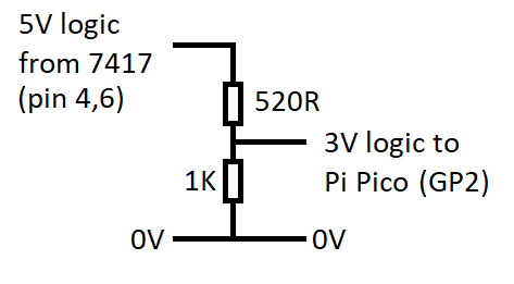 2 resistor pot divider